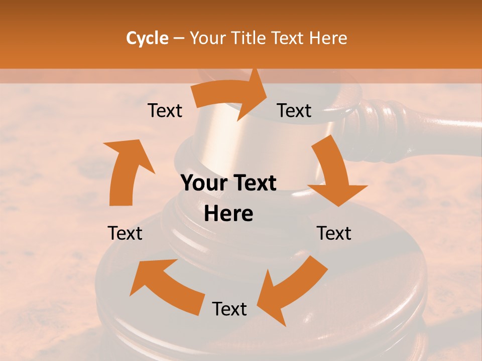 Justice Lawyer Grooved PowerPoint Template