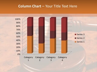 Justice Lawyer Grooved PowerPoint Template