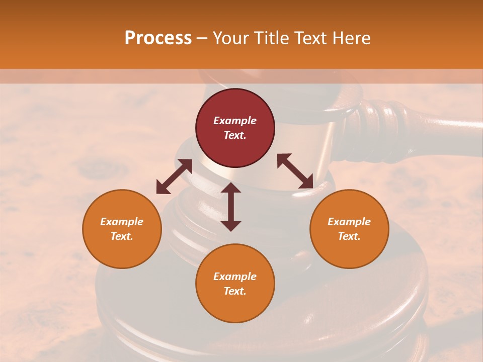 Justice Lawyer Grooved PowerPoint Template