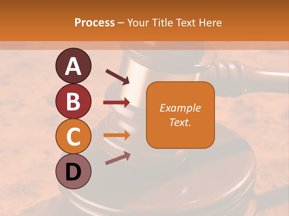 Justice Lawyer Grooved PowerPoint Template