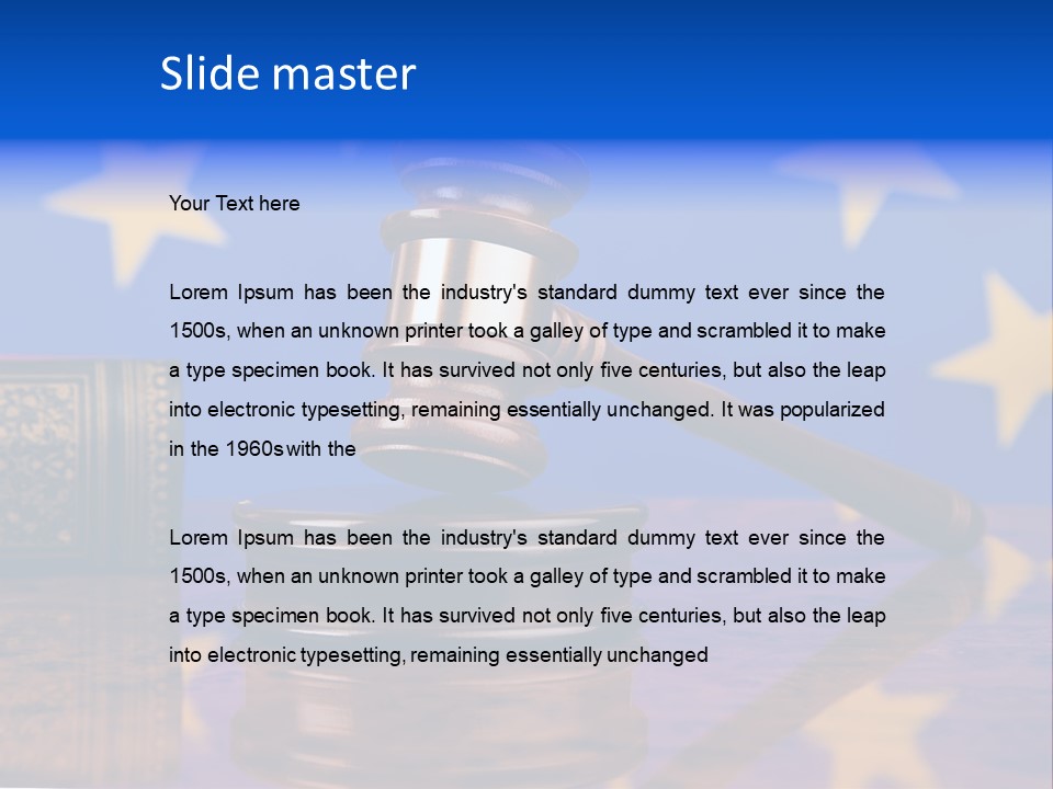 Crime System Trial PowerPoint Template