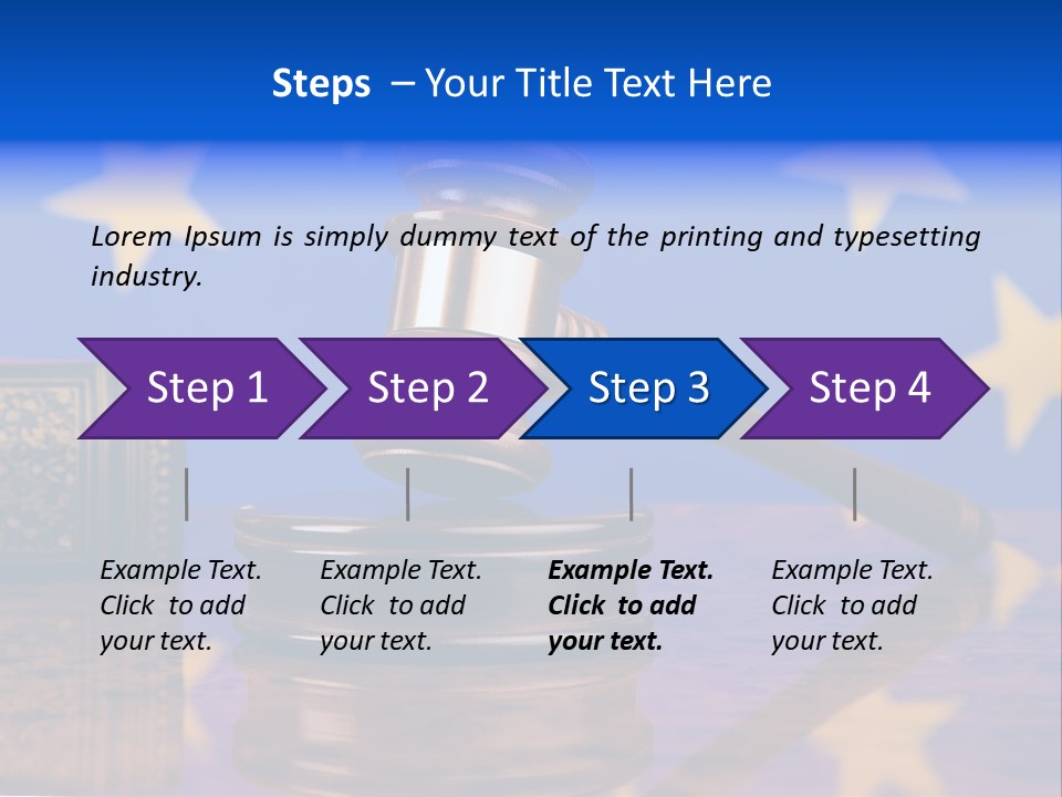 Crime System Trial PowerPoint Template