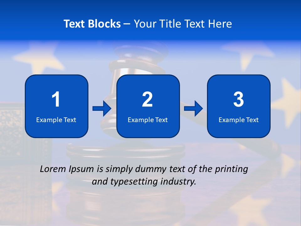 Crime System Trial PowerPoint Template