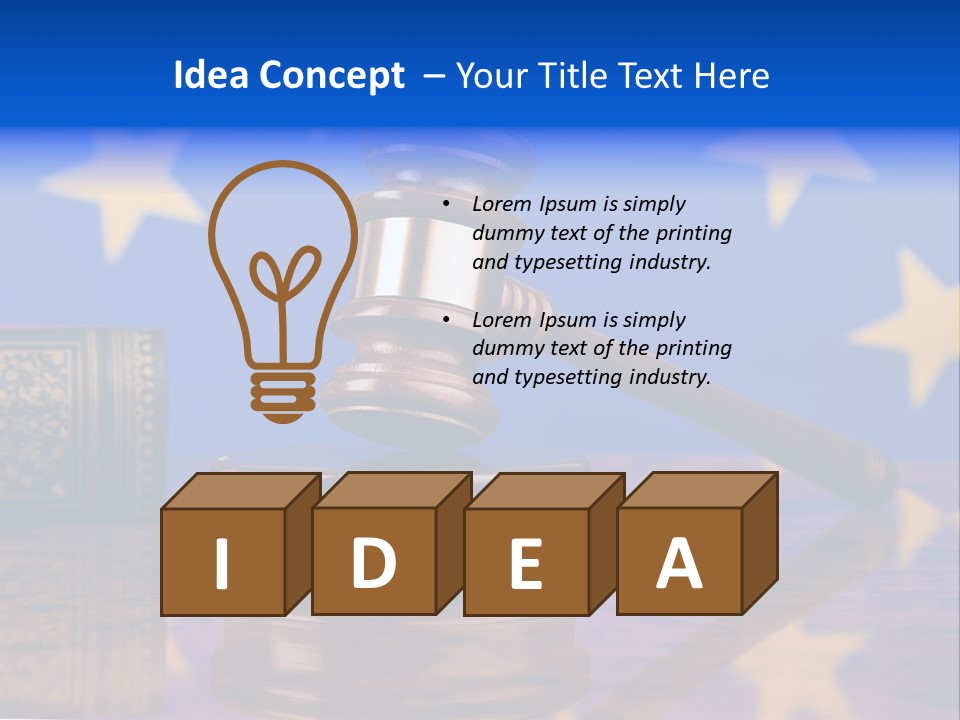 Crime System Trial PowerPoint Template
