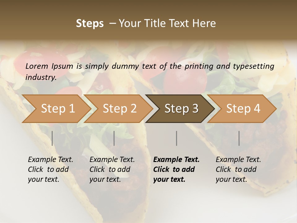 Tacos Beef Tortillas PowerPoint Template