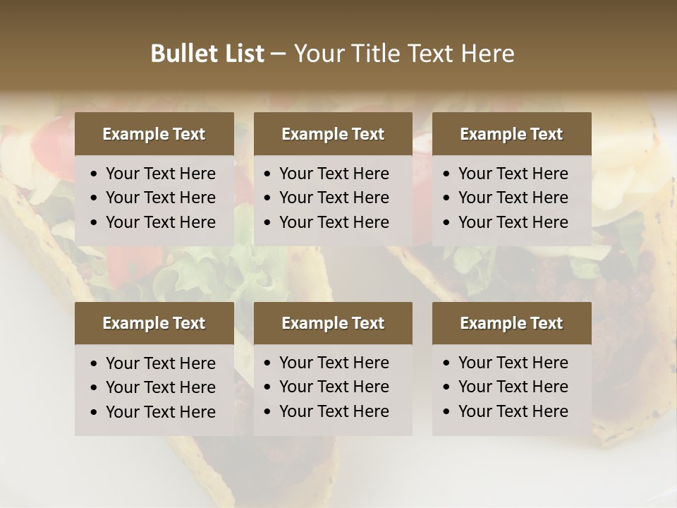Tacos Beef Tortillas PowerPoint Template
