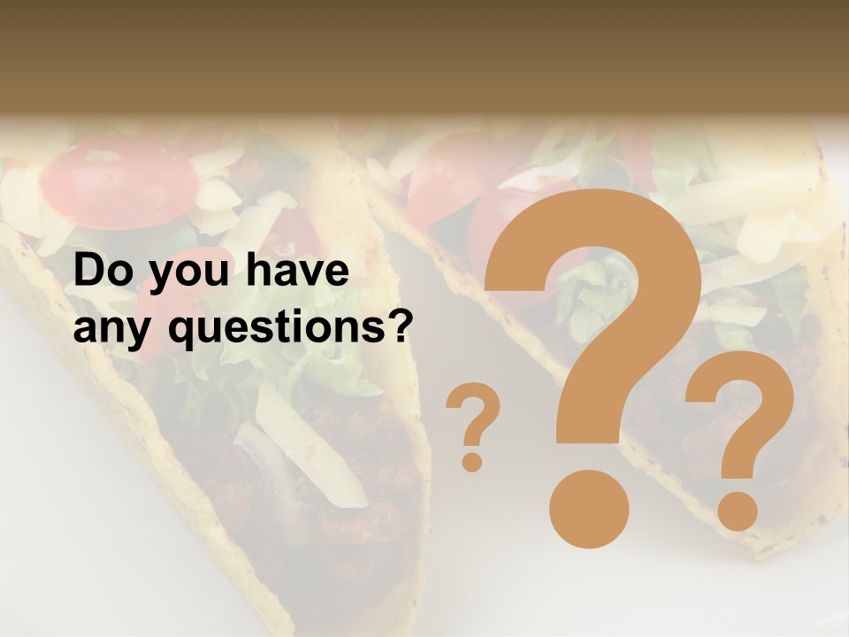 Tacos Beef Tortillas PowerPoint Template