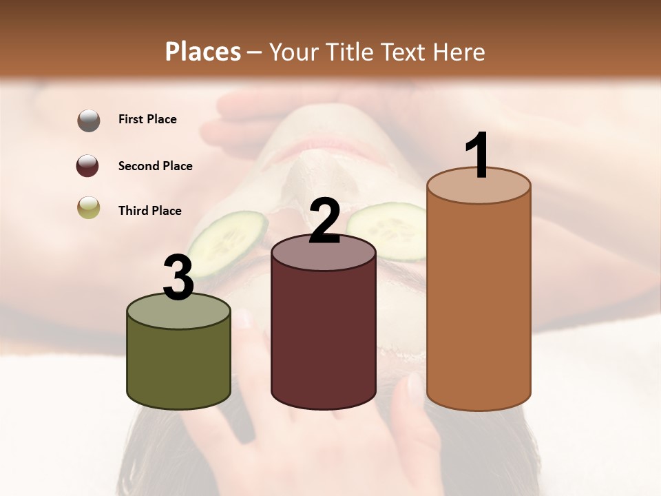 Caucasian Natural Hand PowerPoint Template