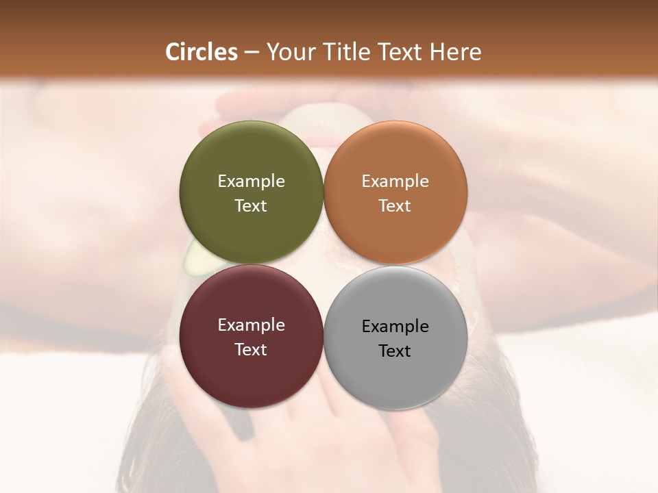 Caucasian Natural Hand PowerPoint Template