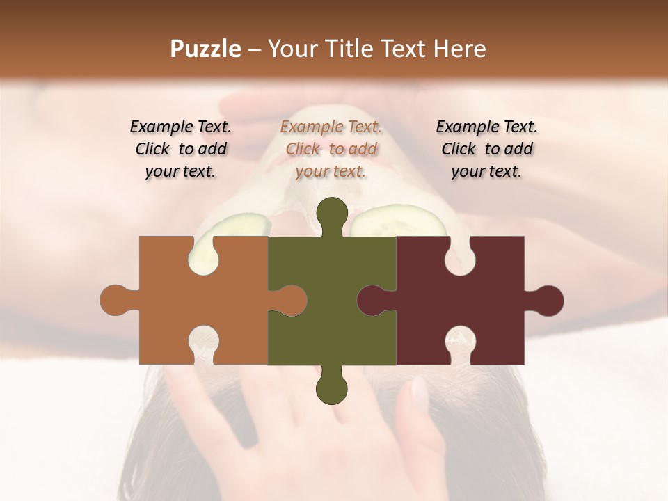 Caucasian Natural Hand PowerPoint Template