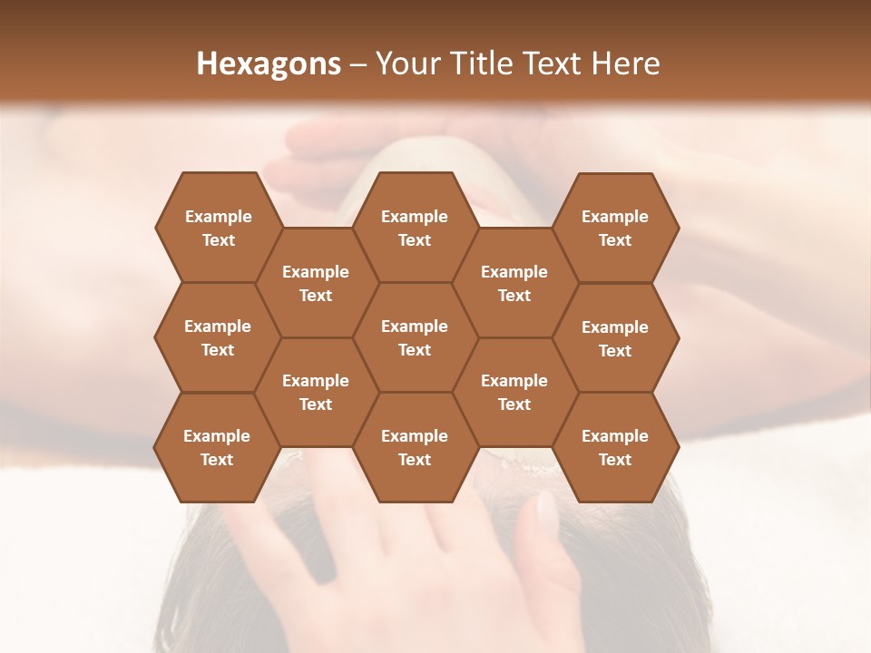 Caucasian Natural Hand PowerPoint Template