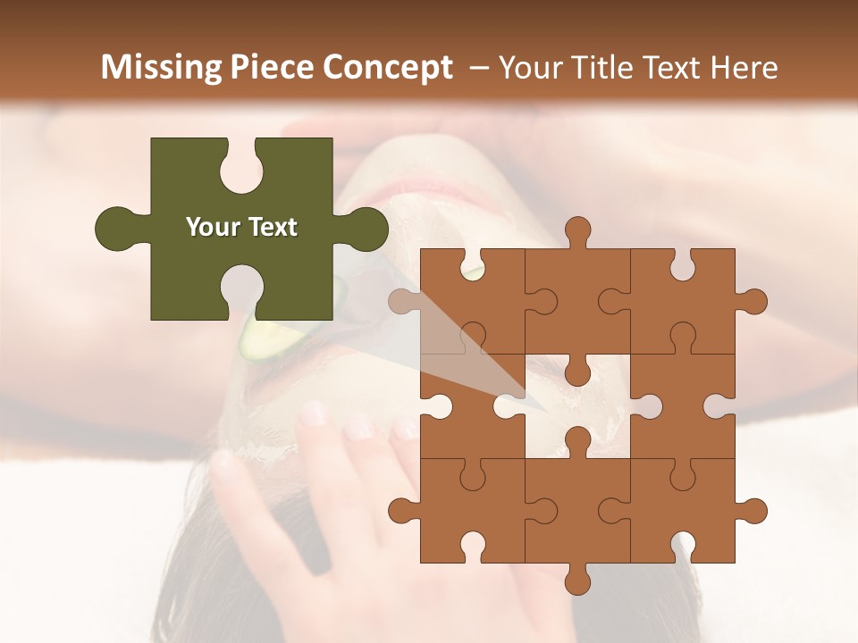 Caucasian Natural Hand PowerPoint Template