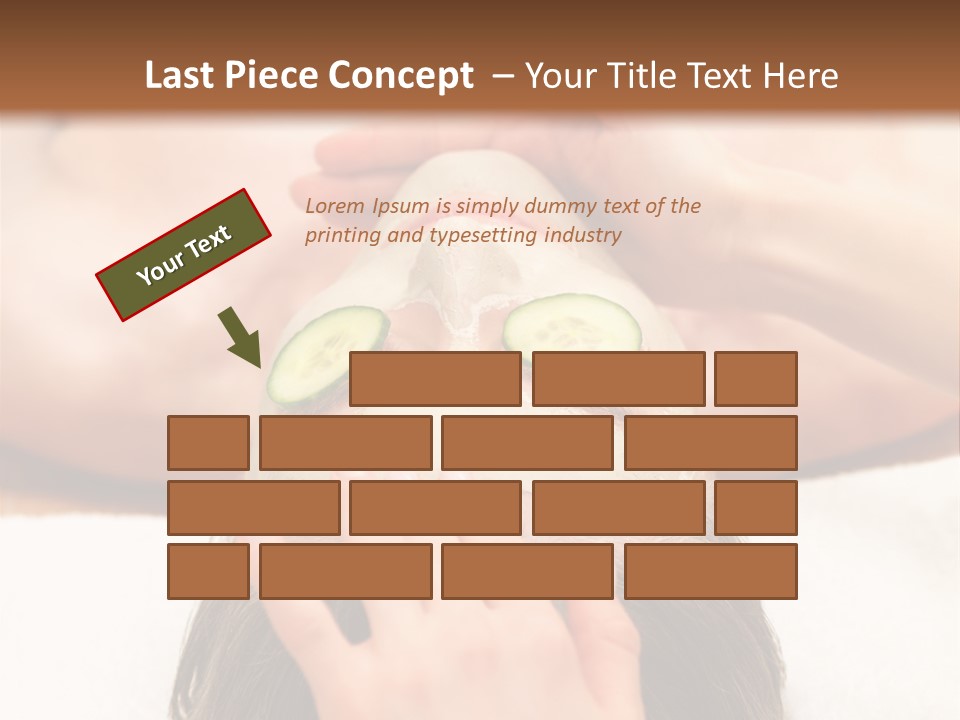 Caucasian Natural Hand PowerPoint Template