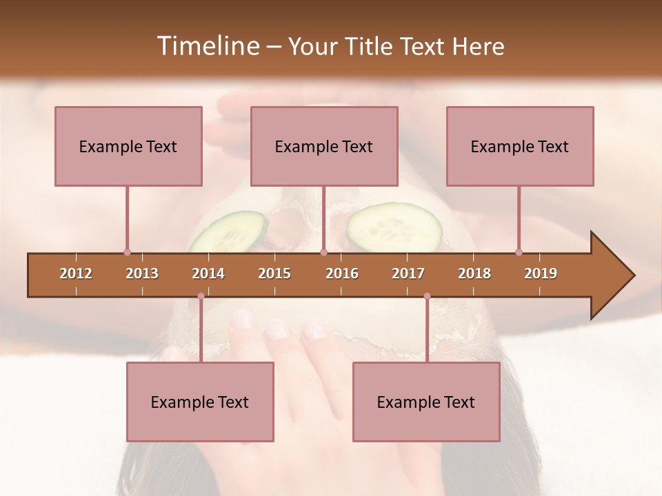 Caucasian Natural Hand PowerPoint Template
