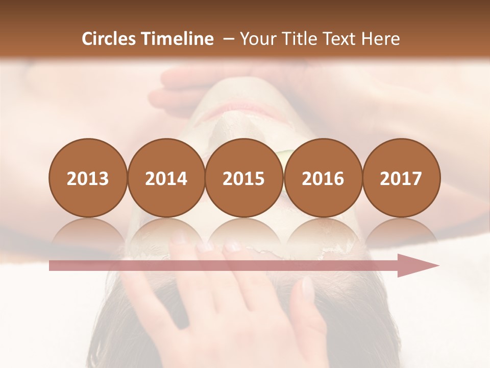 Caucasian Natural Hand PowerPoint Template