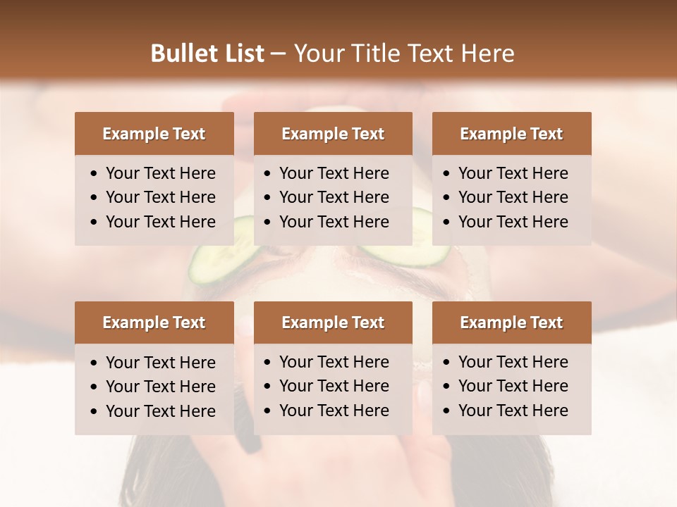 Caucasian Natural Hand PowerPoint Template