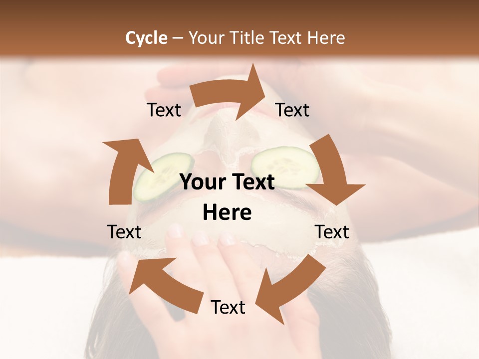 Caucasian Natural Hand PowerPoint Template