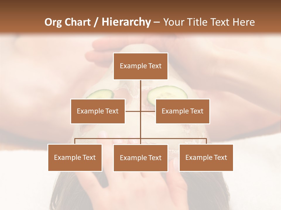 Caucasian Natural Hand PowerPoint Template