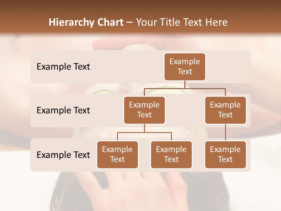 Caucasian Natural Hand PowerPoint Template
