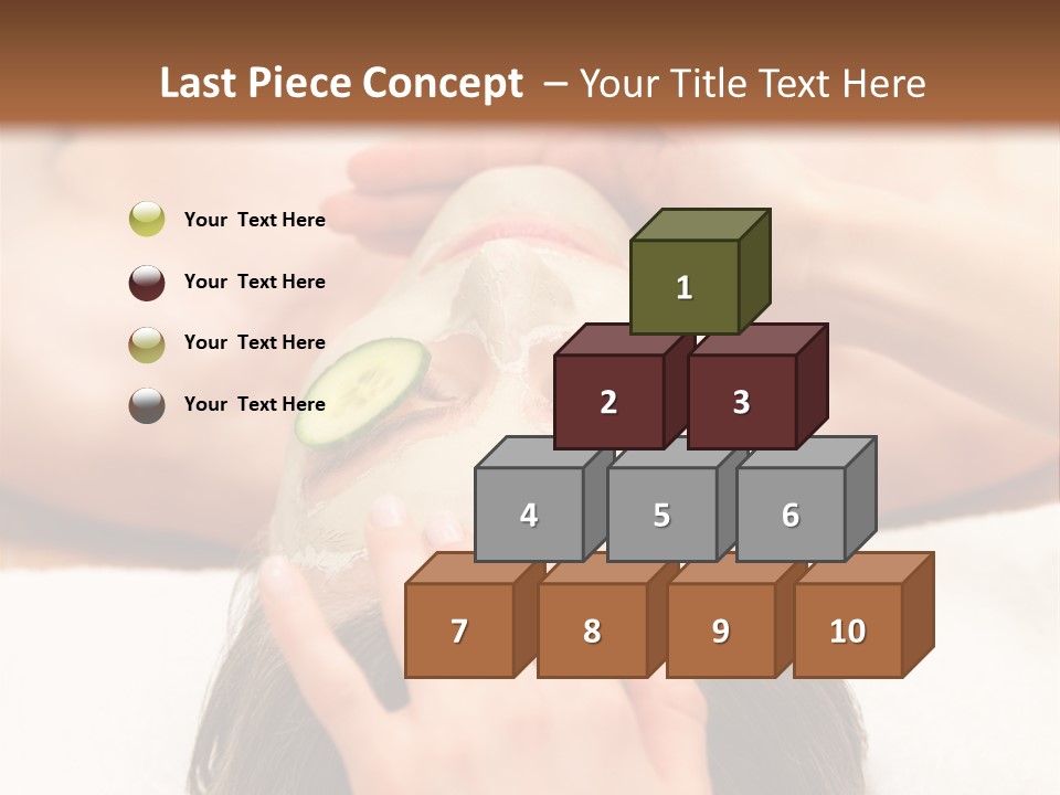 Caucasian Natural Hand PowerPoint Template