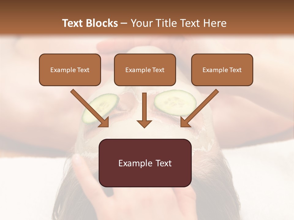 Caucasian Natural Hand PowerPoint Template