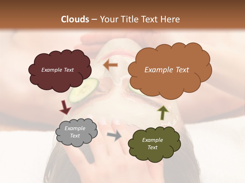 Caucasian Natural Hand PowerPoint Template