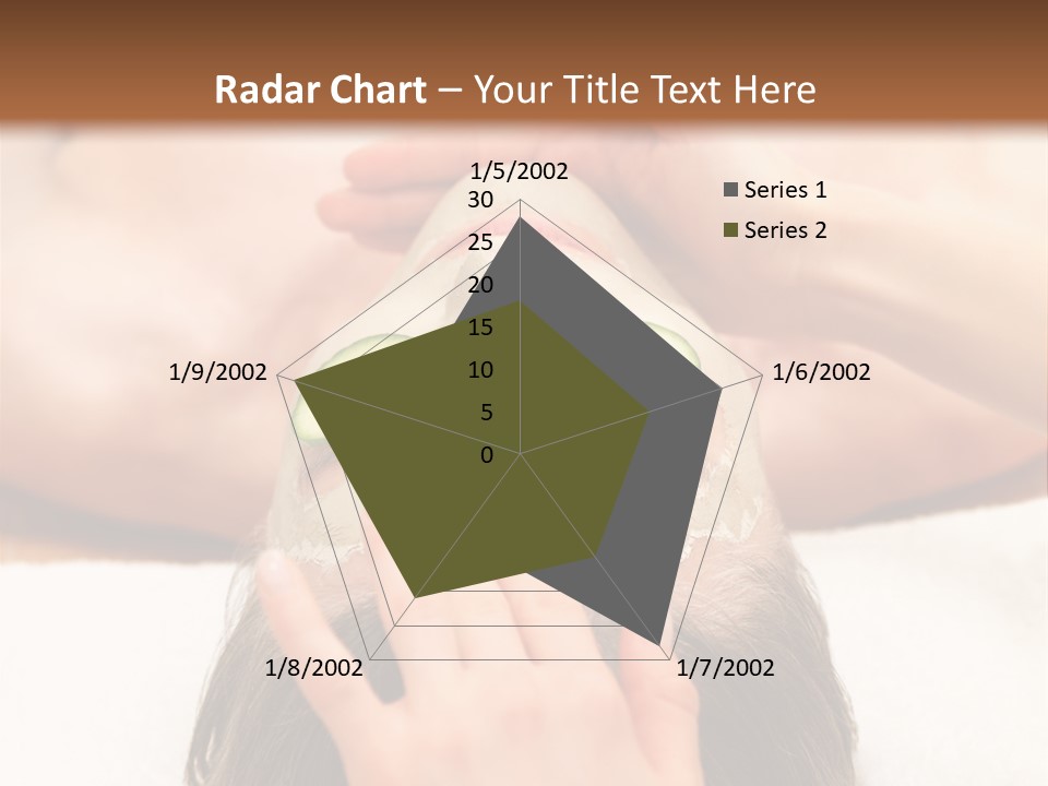 Caucasian Natural Hand PowerPoint Template