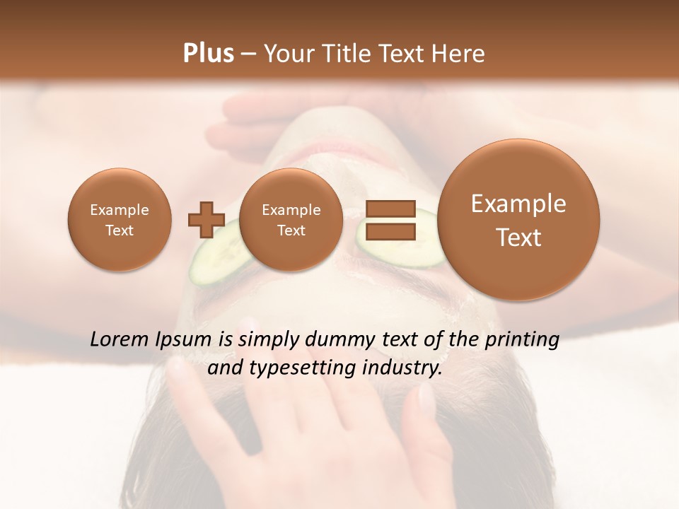 Caucasian Natural Hand PowerPoint Template