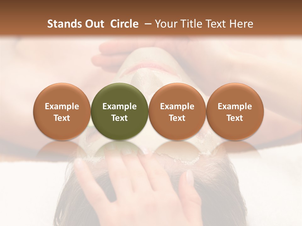 Caucasian Natural Hand PowerPoint Template