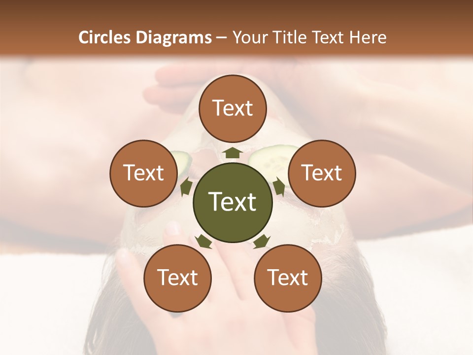 Caucasian Natural Hand PowerPoint Template