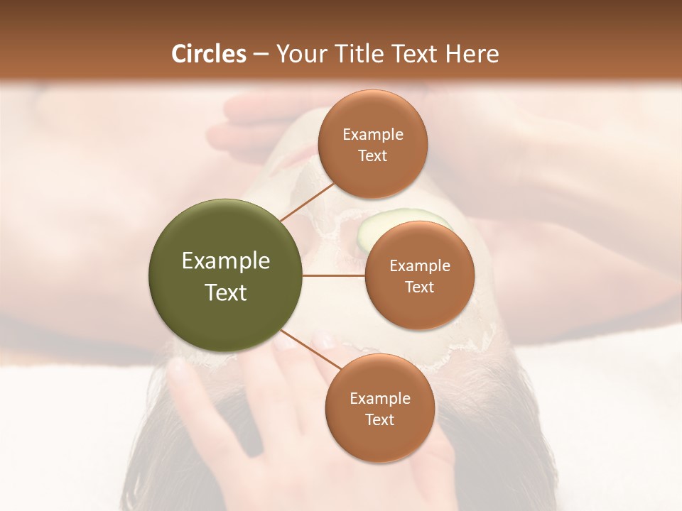 Caucasian Natural Hand PowerPoint Template