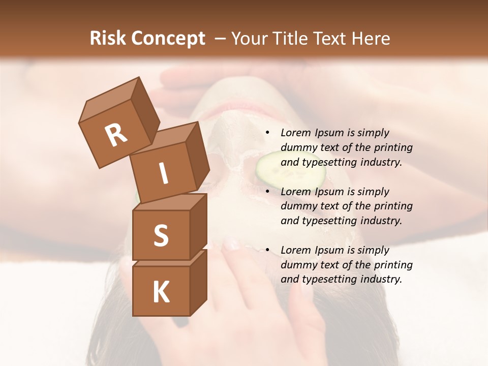 Caucasian Natural Hand PowerPoint Template