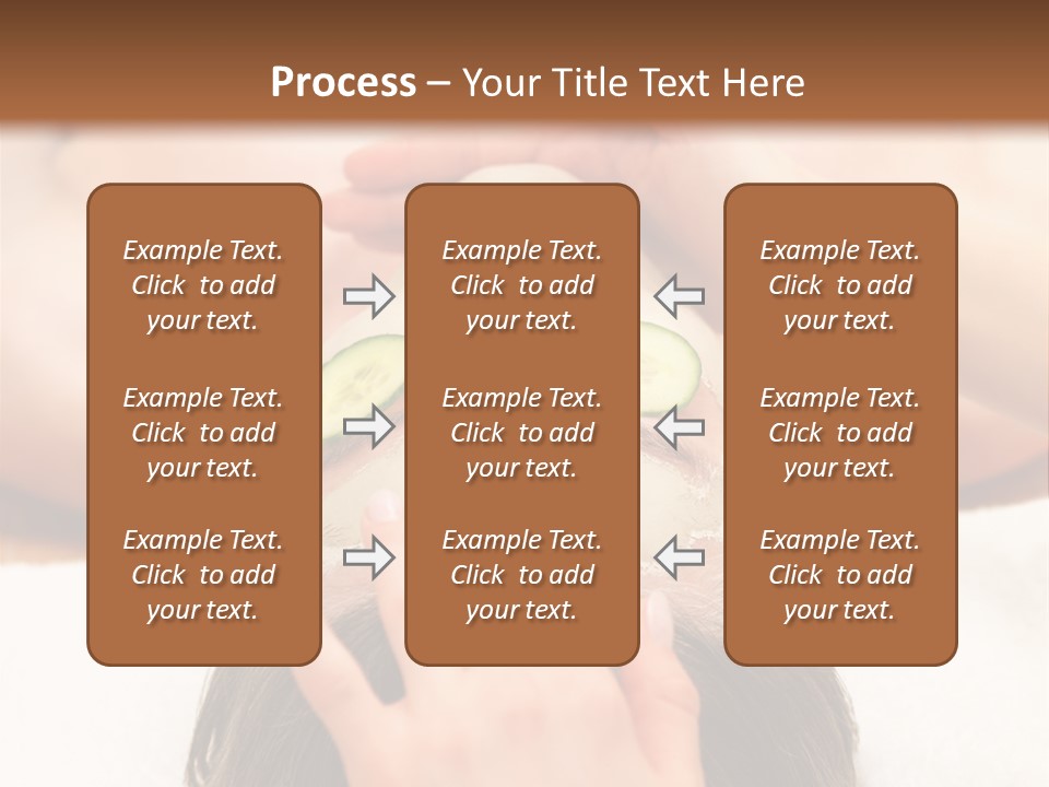 Caucasian Natural Hand PowerPoint Template