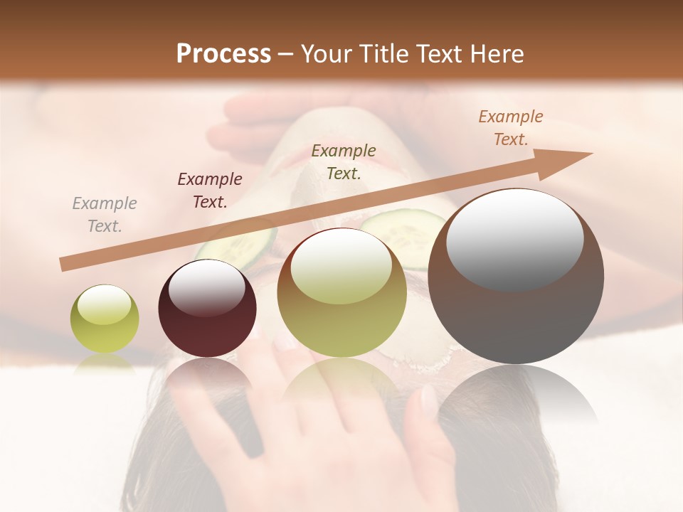 Caucasian Natural Hand PowerPoint Template