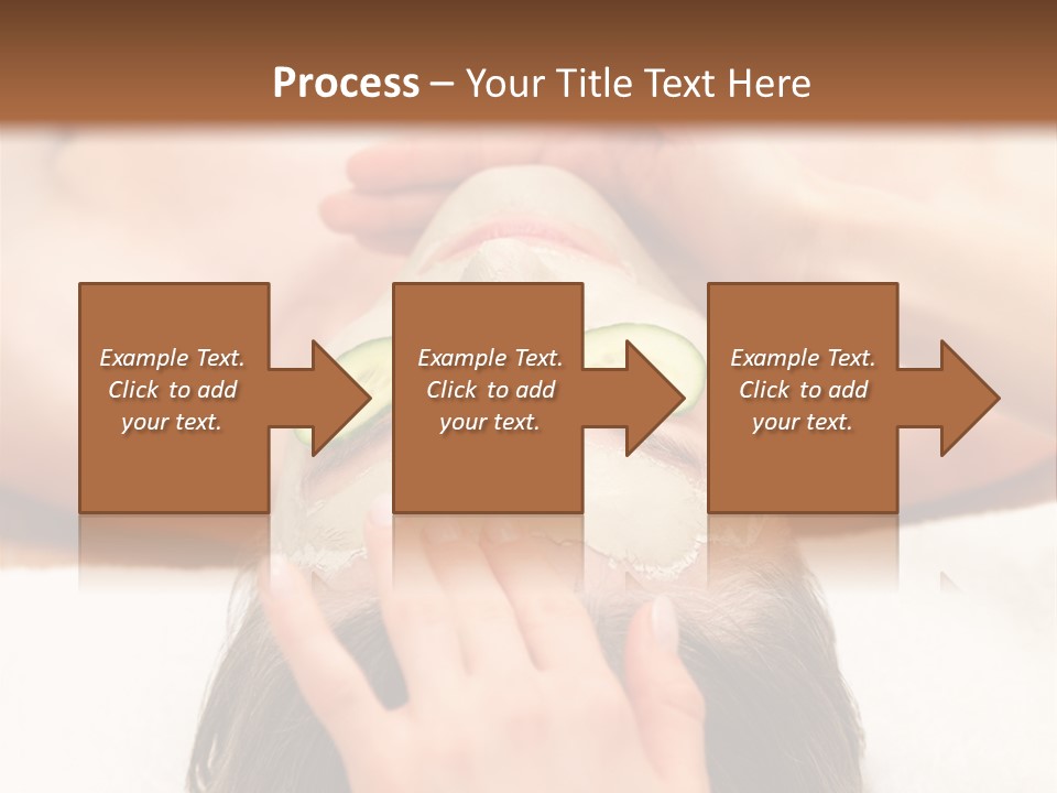 Caucasian Natural Hand PowerPoint Template