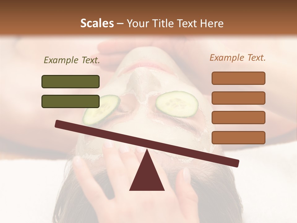 Caucasian Natural Hand PowerPoint Template