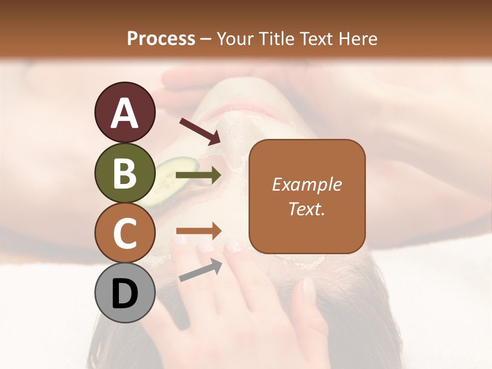 Caucasian Natural Hand PowerPoint Template