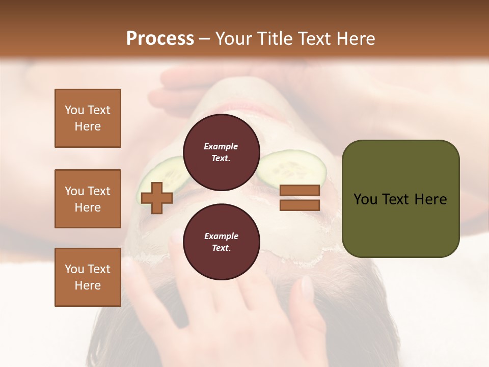 Caucasian Natural Hand PowerPoint Template