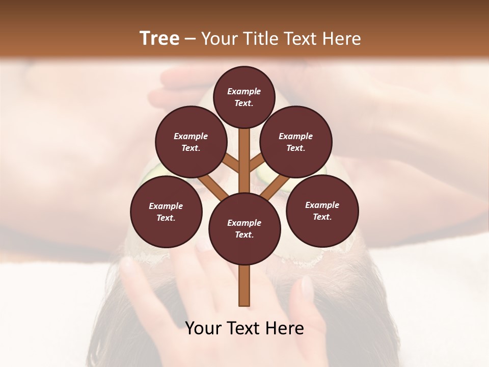 Caucasian Natural Hand PowerPoint Template