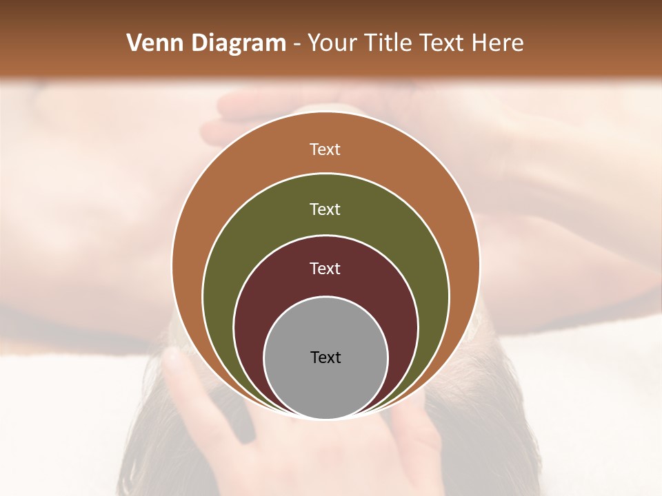 Caucasian Natural Hand PowerPoint Template