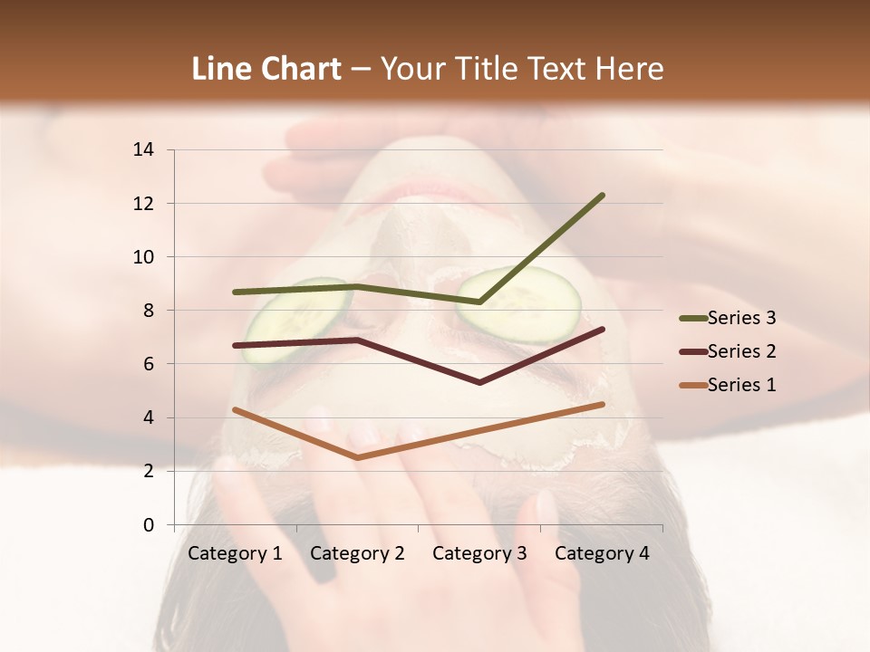 Caucasian Natural Hand PowerPoint Template