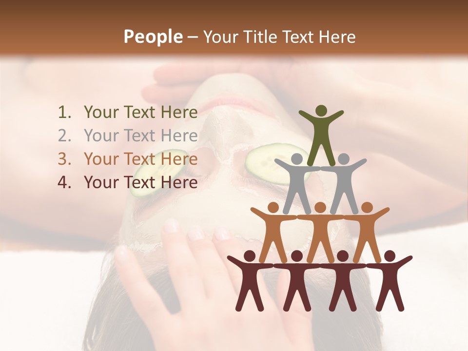 Caucasian Natural Hand PowerPoint Template