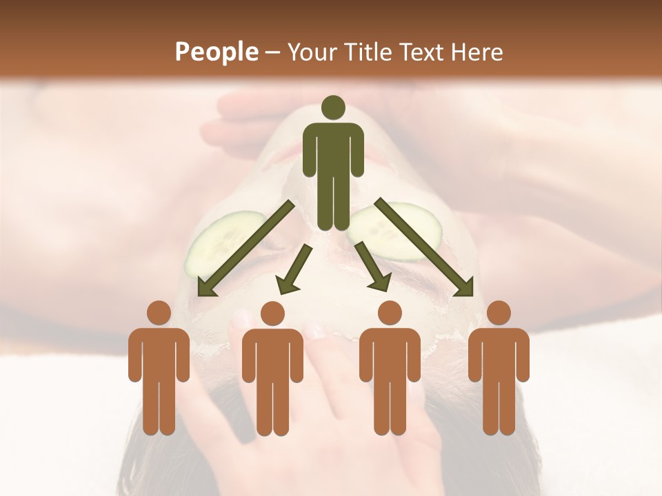 Caucasian Natural Hand PowerPoint Template