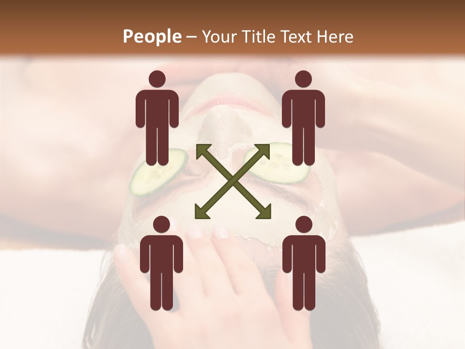 Caucasian Natural Hand PowerPoint Template