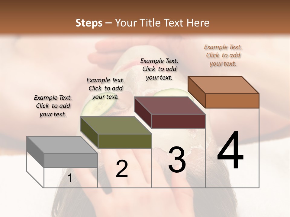 Caucasian Natural Hand PowerPoint Template