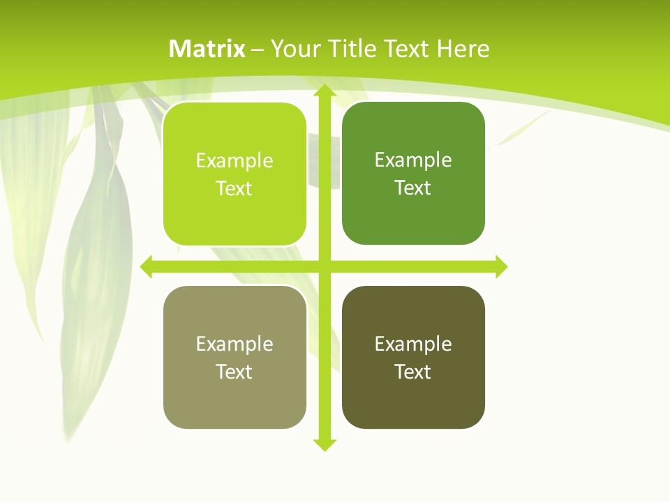 Harmony Freshness Foliage PowerPoint Template