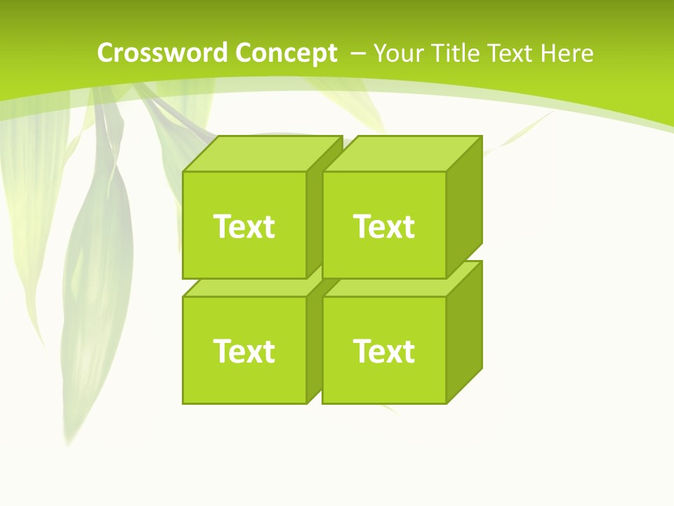Harmony Freshness Foliage PowerPoint Template