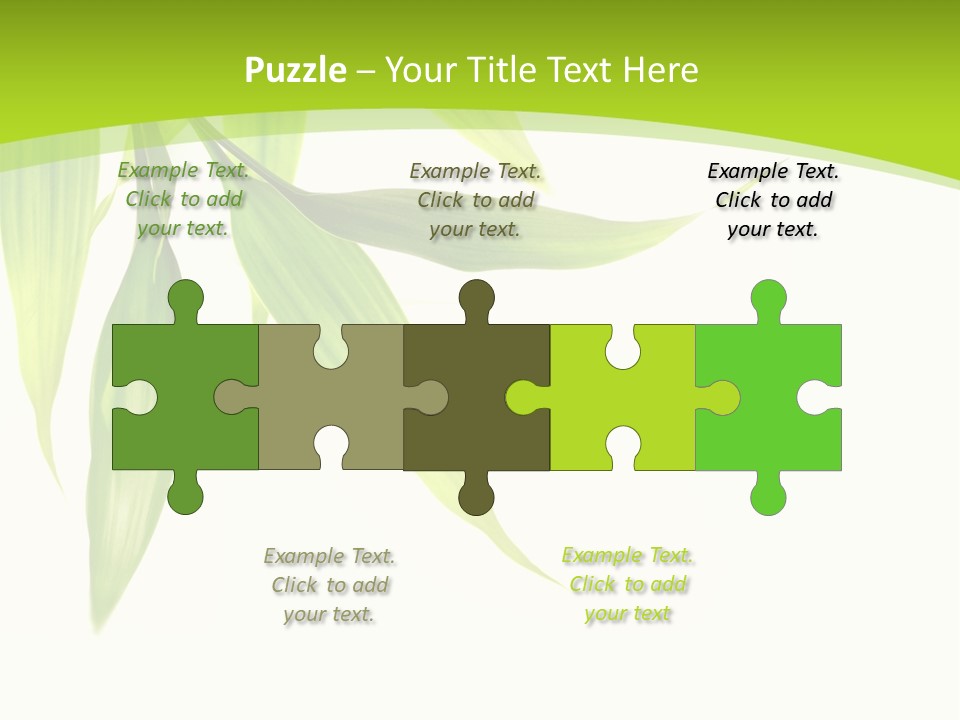 Harmony Freshness Foliage PowerPoint Template