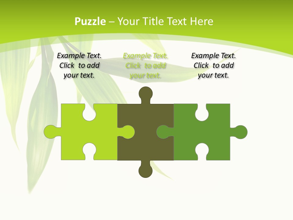 Harmony Freshness Foliage PowerPoint Template