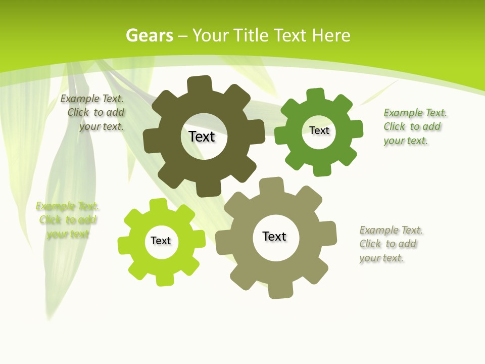 Harmony Freshness Foliage PowerPoint Template